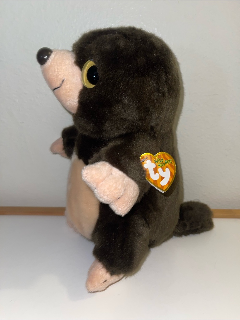Ty Wild Wild Best Digby Mole. Retired MWMT Collector’s Item. Adorable Big Eyes